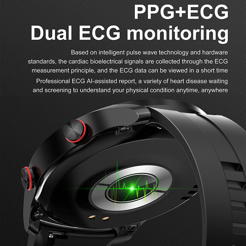 ECG + PPG Bluetooth 通話スマートウォッチ - Smartwatch Custom のレビューと価格