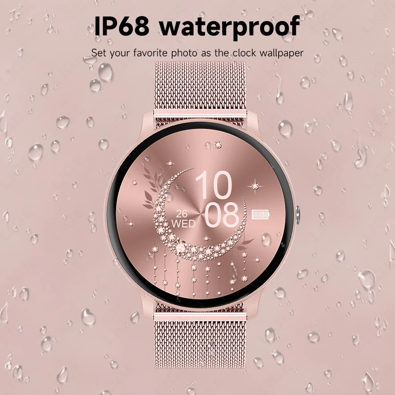 LIGE Bluetooth通話スマートウォッチ 女性用 カ - Smartwatch Custom のレビューと価格