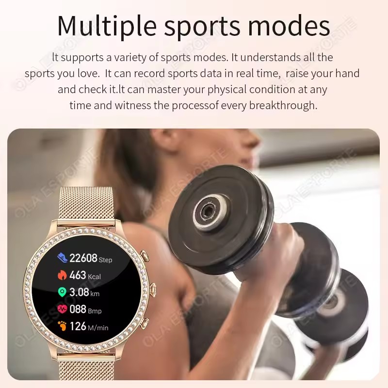 エレガントなレディーススマートウォッチ、Bluetooth通 - Smartwatch X12 のレビューと価格